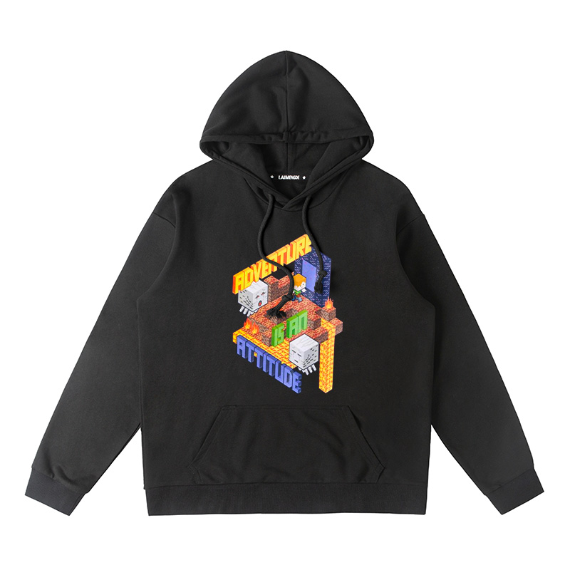 麥塊新款 親子情侶男女款連帽衛衣-ZUIHANG SHOP