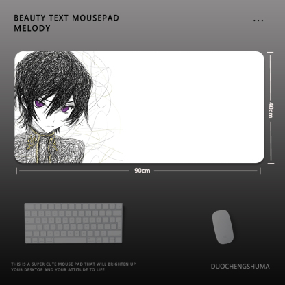 二次元亂線 主題桌墊 布質滑鼠墊-ZUIHANG SHOP