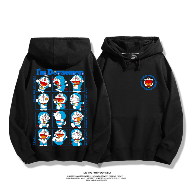 叮噹貓新款 親子情侶男女款連帽衛衣-ZUIHANG SHOP