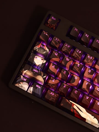 碧藍航綫亞爾薇特透光RGB108鍵標準配列衛星軸鍵帽