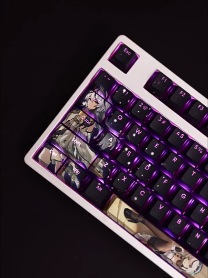 琴諾透光RGB108鍵標準配列衛星軸鍵帽