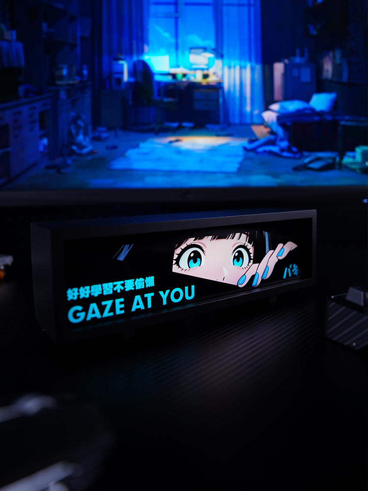 賽博朋克動漫氛圍燈 - 電競桌景必備配件