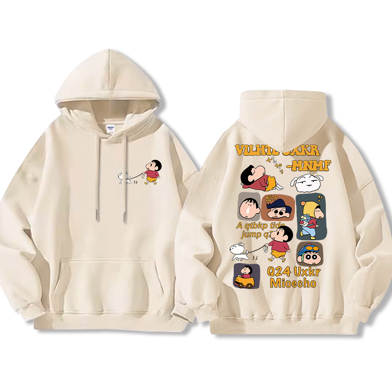 蠟筆小新新款 親子情侶男女款連帽衛衣-ZUIHANG SHOP