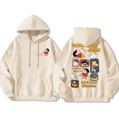 蠟筆小新新款 親子情侶男女款連帽衛衣-ZUIHANG SHOP