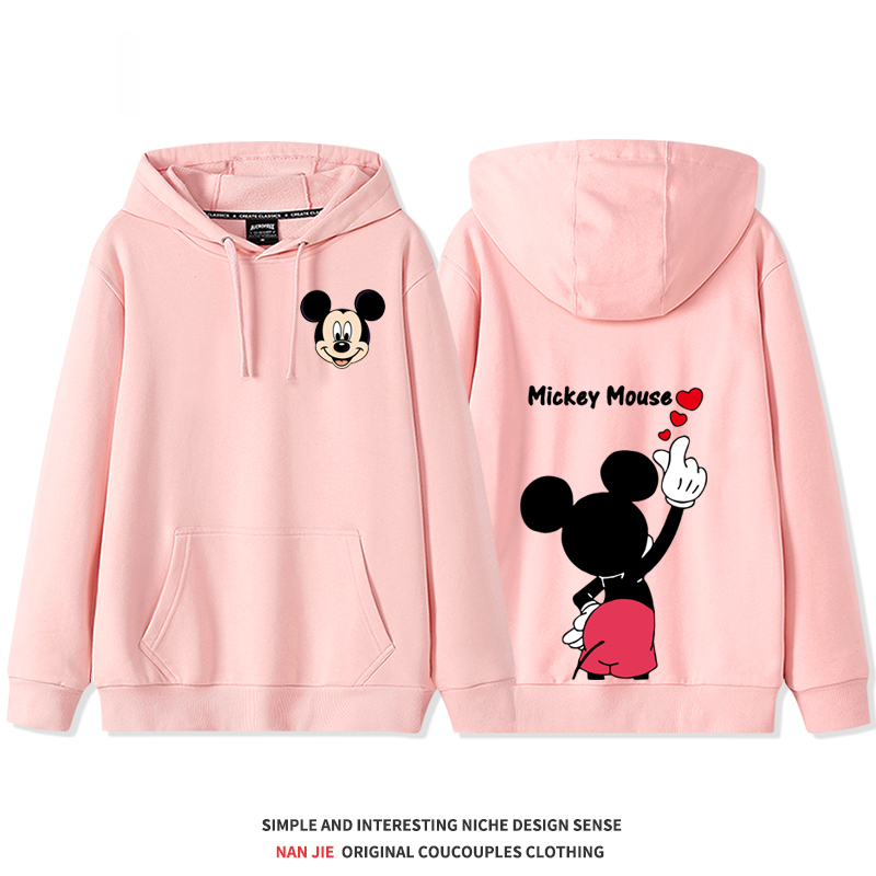 迪士尼 2025秋冬新款 親子情侶裝連帽衛衣