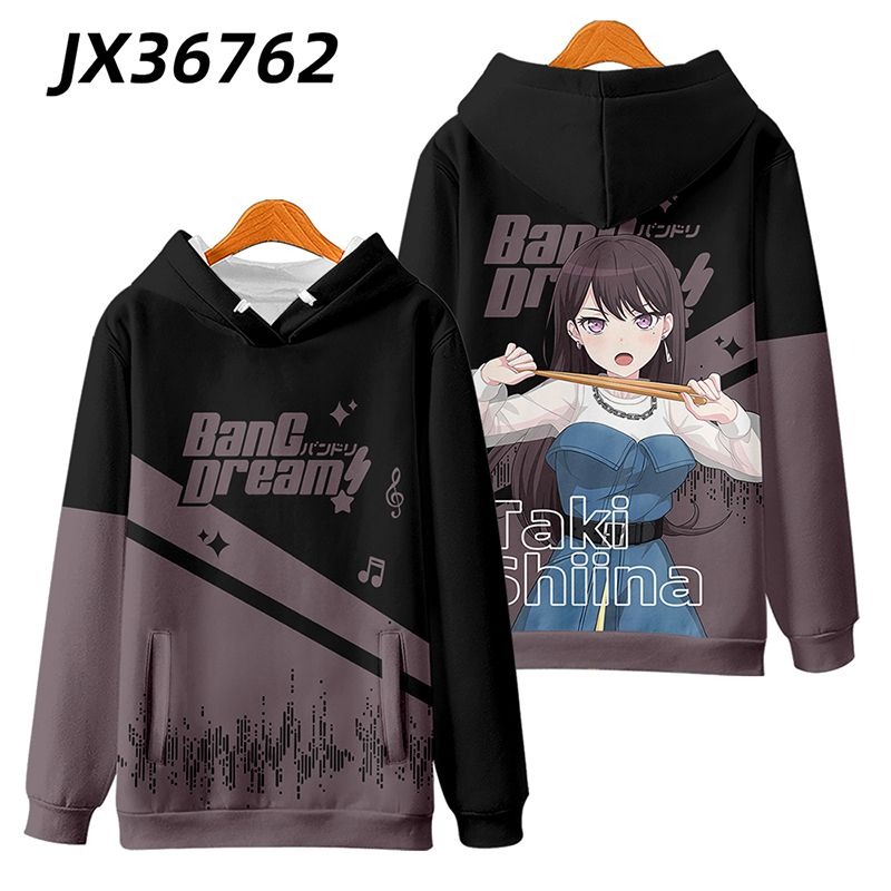 BanG Dream 親子情侶男女款連帽衛衣-ZUIHANG SHOP