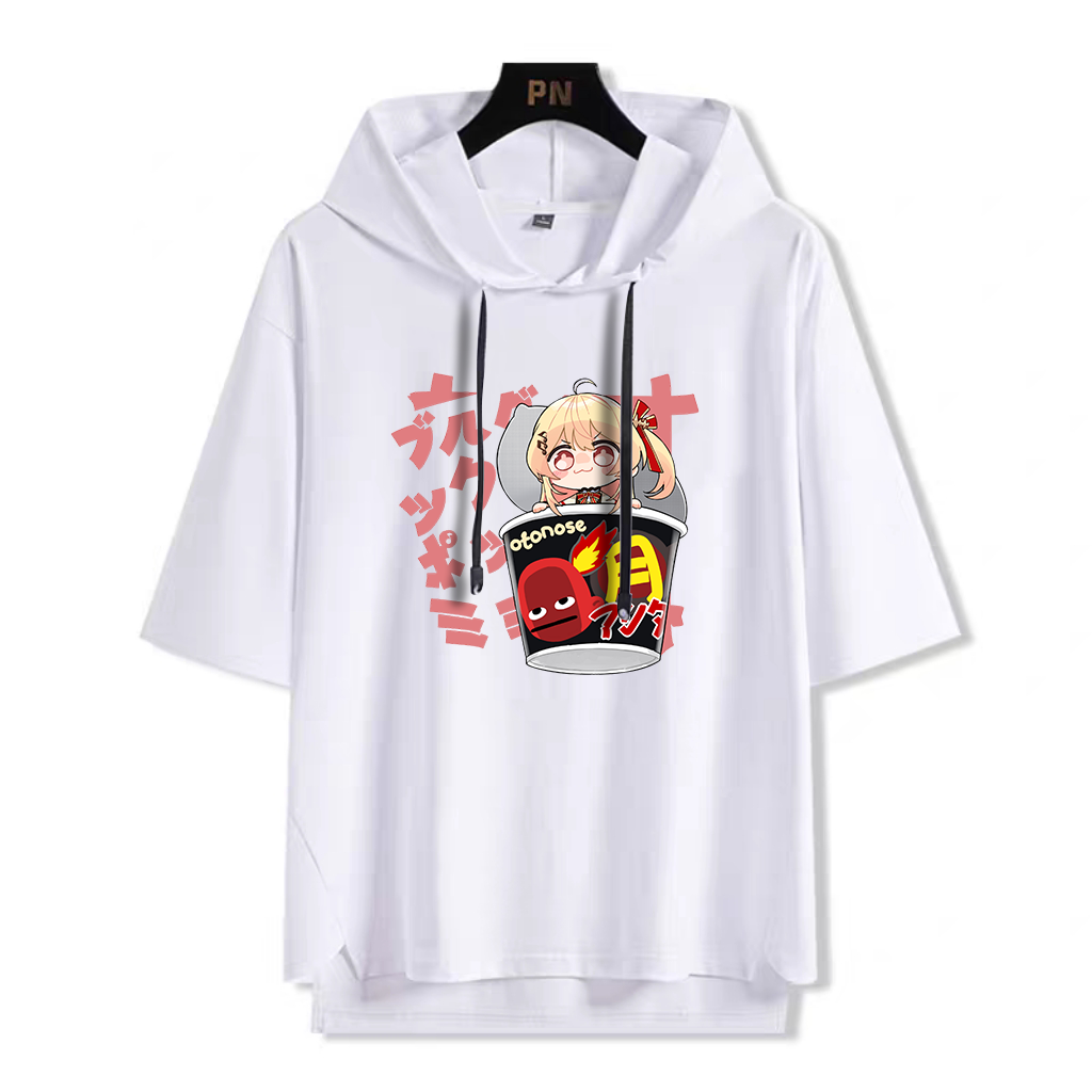 Hololive連帽短袖T恤