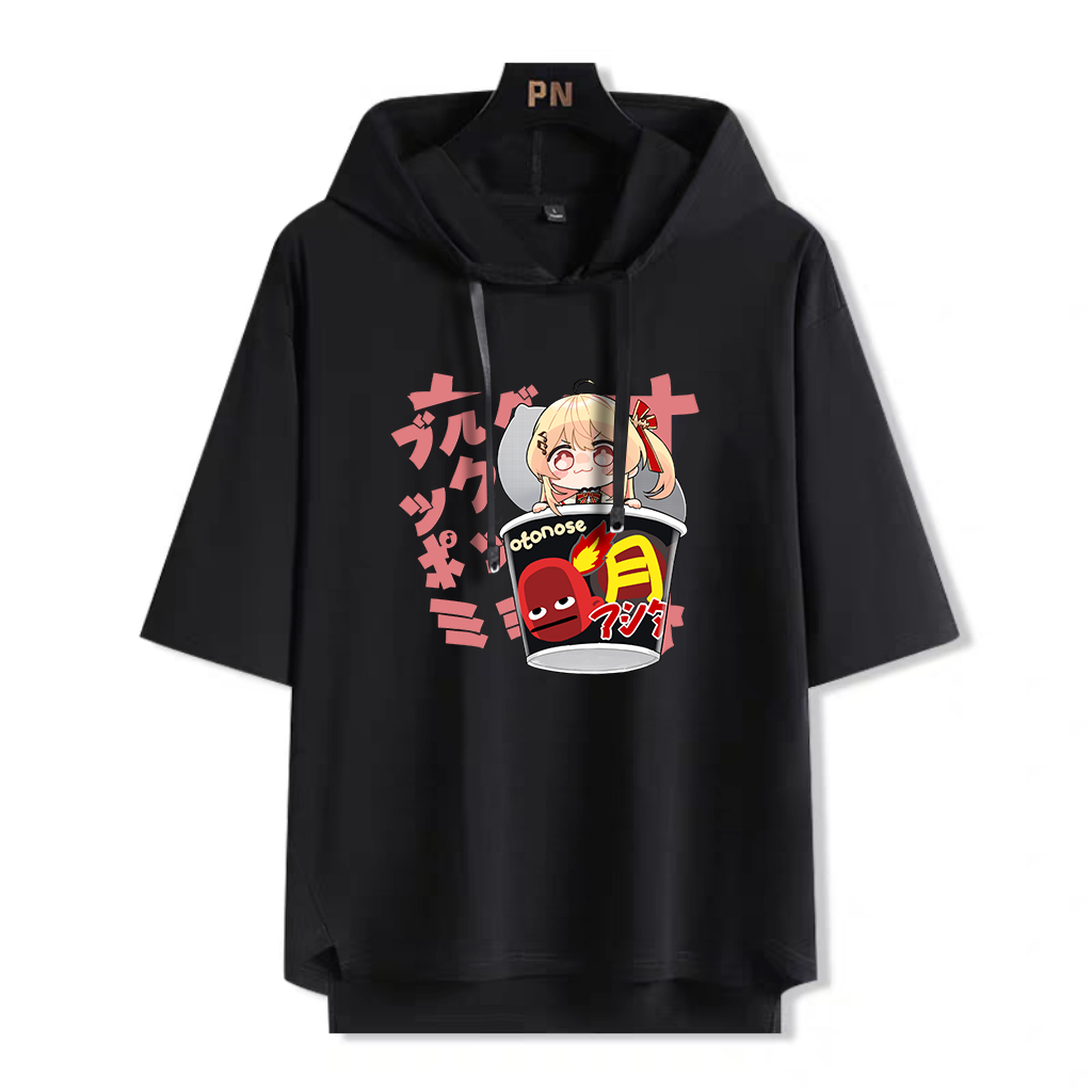 Hololive連帽短袖T恤