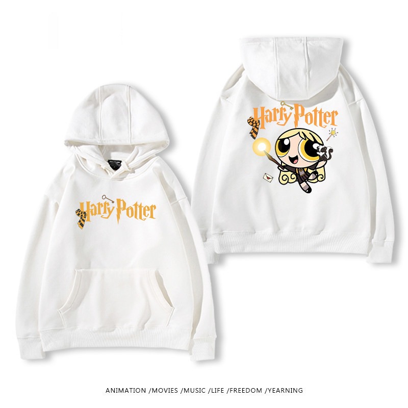 飛天小女警聯名哈利波特連帽衛衣
