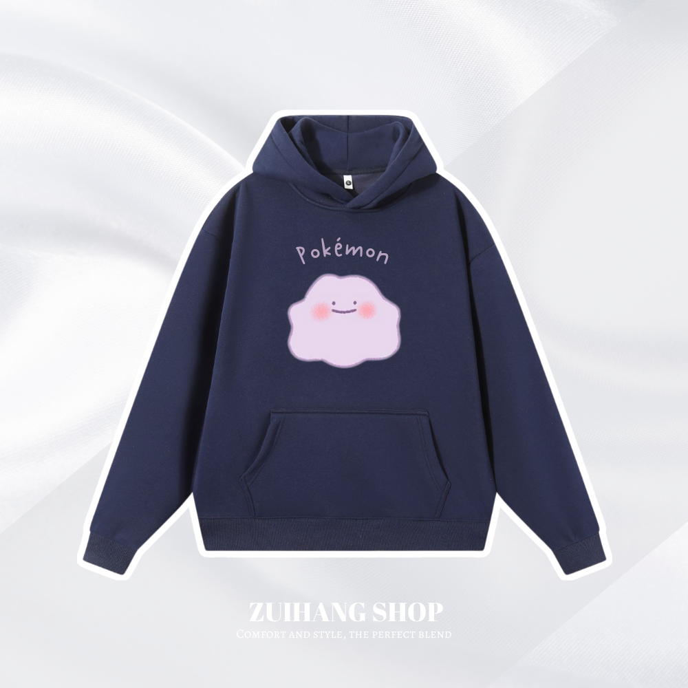 寶可夢Q版新款 親子情侶男女款連帽衛衣-ZUIHANG SHOP