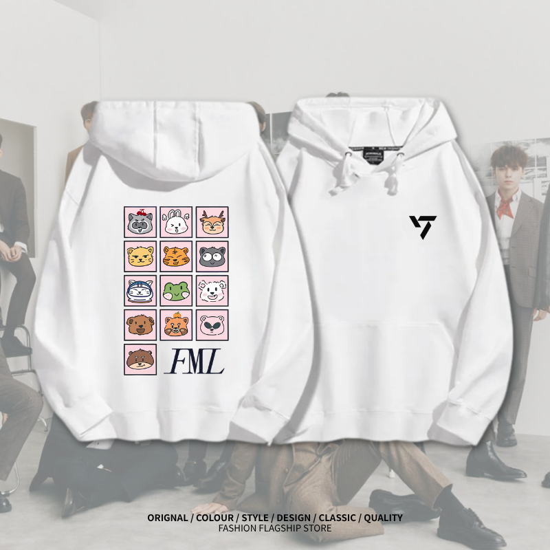 SEVENTEEN 2025秋冬新款 親子情侶男女連帽衛衣