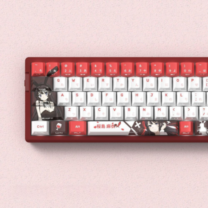櫻島麻衣 聯名二次元側刻無線機械鍵盤