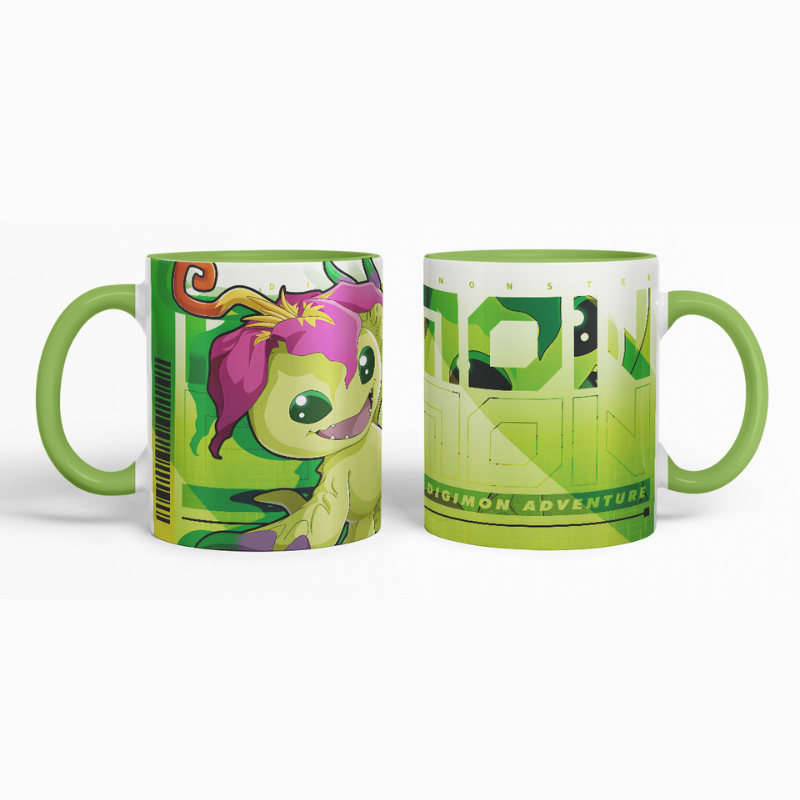 數碼寶貝 同人周邊陶瓷馬克杯