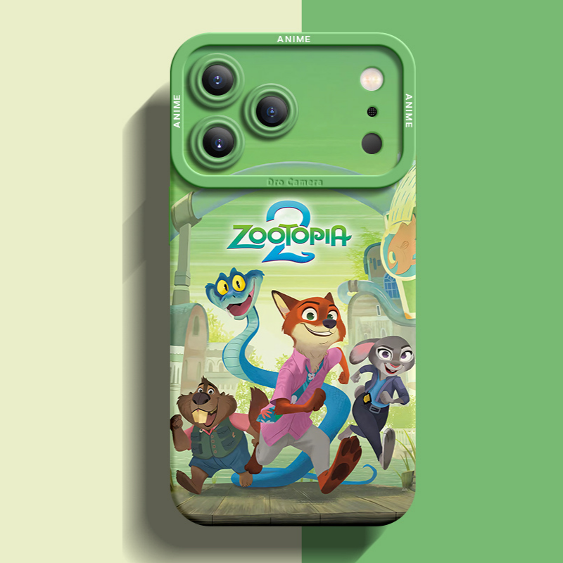 動物方城市液態矽膠全包防摔軟殼