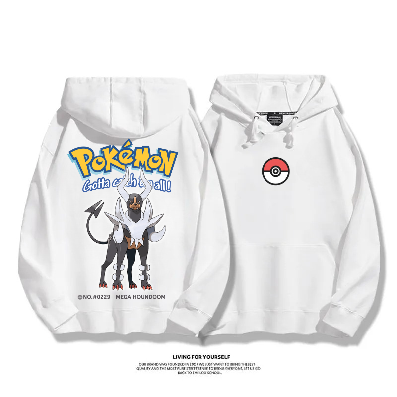 寶可夢 超級進化 2025秋冬新款 親子情侶男女連帽衛衣