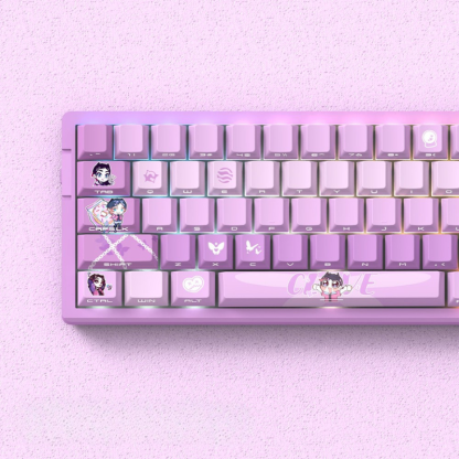 Valorant 慕蝶 聯名二次元側刻無線機械鍵盤