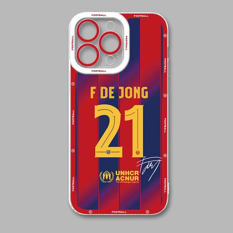 足球俱樂部天使眼透明防摔軟殼