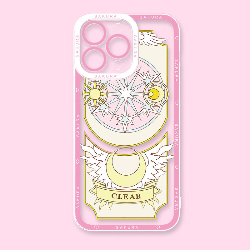 魔卡少女櫻天使眼透明防摔軟殼