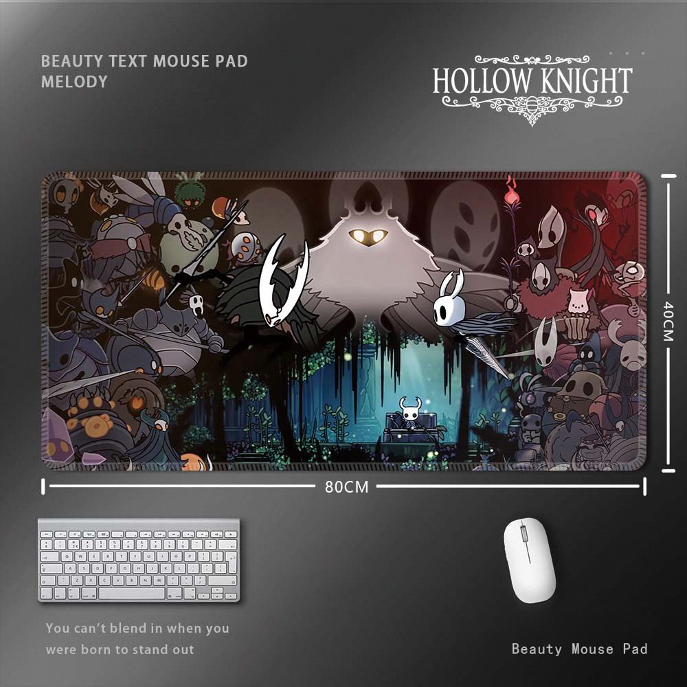 空洞騎士 Hollow Knight 滑鼠墊｜超大尺寸遊戲桌墊 電腦鍵盤墊 收藏周邊