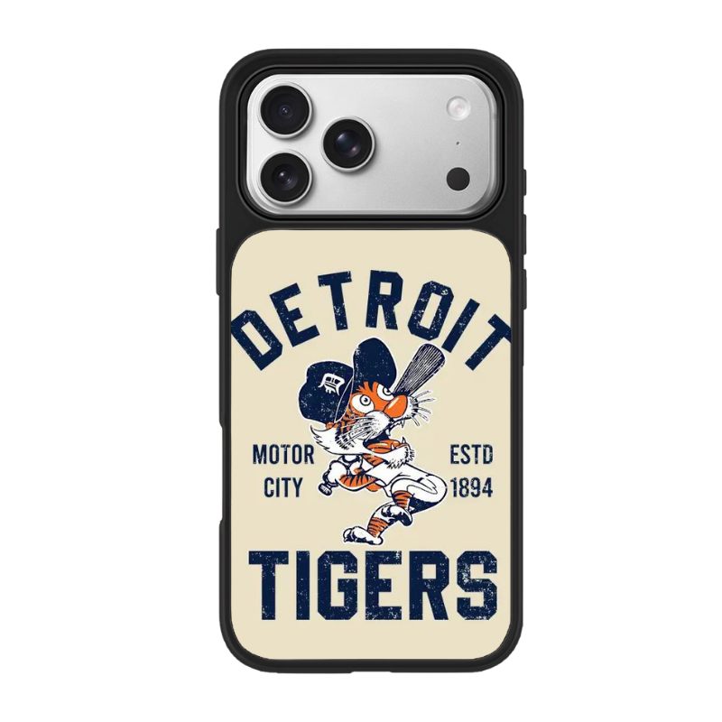底特律老虎 Detroit Tigers 玻璃磁吸手機殼｜MagSafe 潮流保護殼