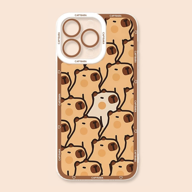 卡皮巴拉天使眼透明防摔軟殼-ZUIHANG SHOP