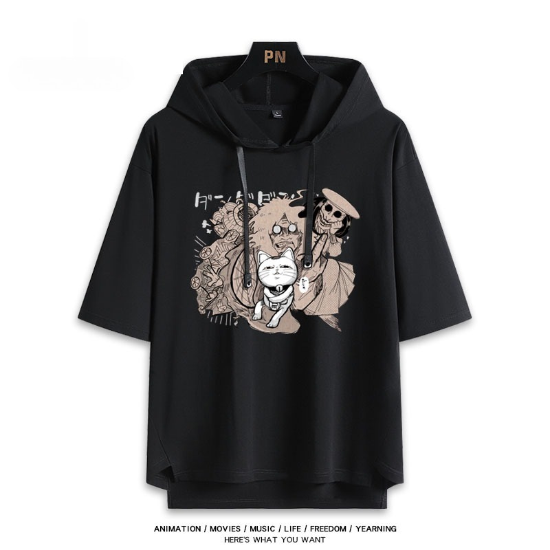 膽大黨新款 親子情侶男女款連帽短袖T恤-ZUIHANG SHOP