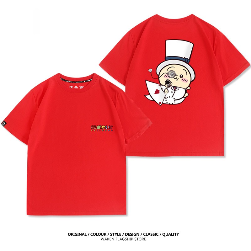 Chiikawa 2025親子情侶男女同款 印花短袖T恤