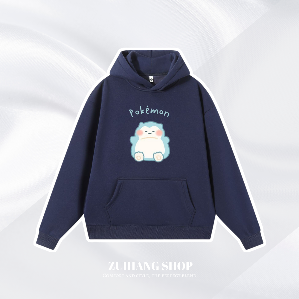 寶可夢Q版新款 親子情侶男女款連帽衛衣-ZUIHANG SHOP
