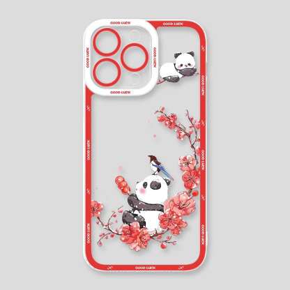 熊貓兔子天使眼透明防摔軟殼-ZUIHANG SHOP