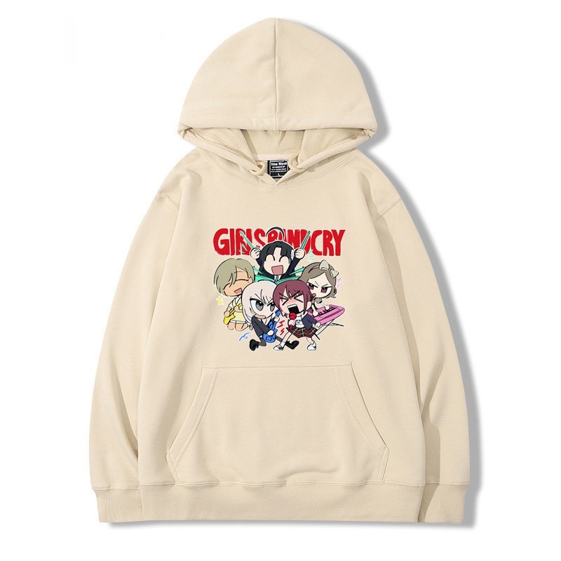 Girls Band Cry 秋冬新款 親子情侶裝連帽衛衣