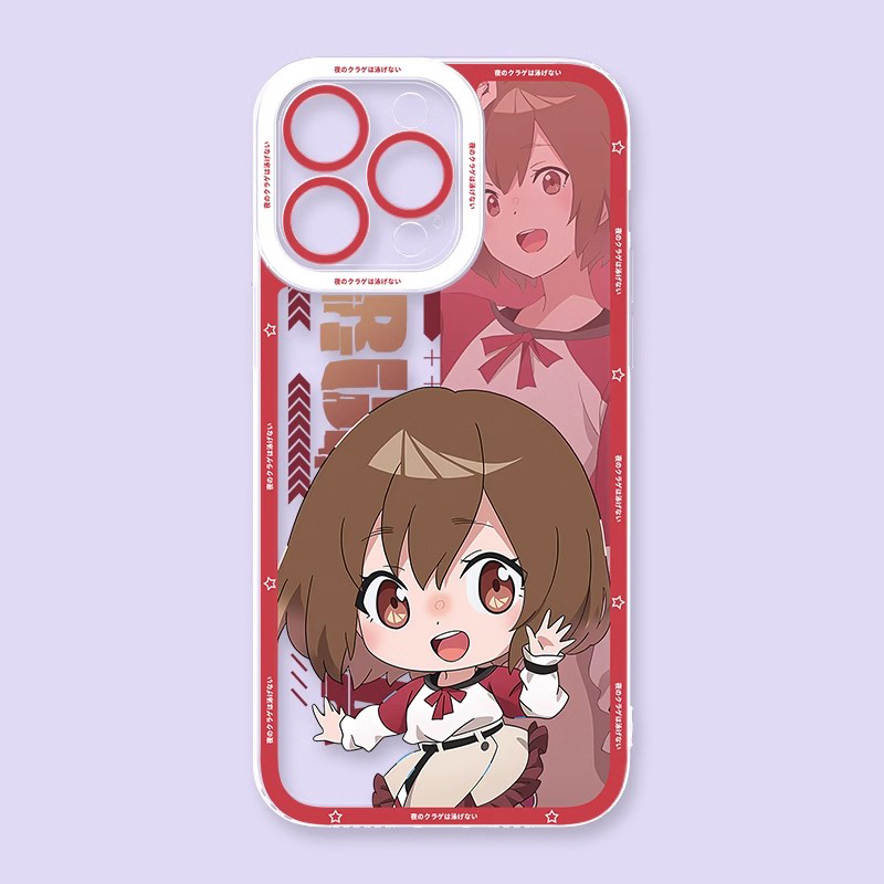 夜晚的水母不會游泳天使眼透明防摔軟殼-ZUIHANG SHOP