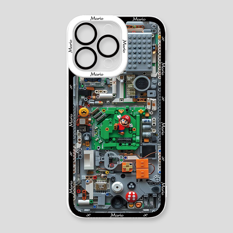 樂高積木馬里奧天使眼透明防摔軟殼-ZUIHANG SHOP