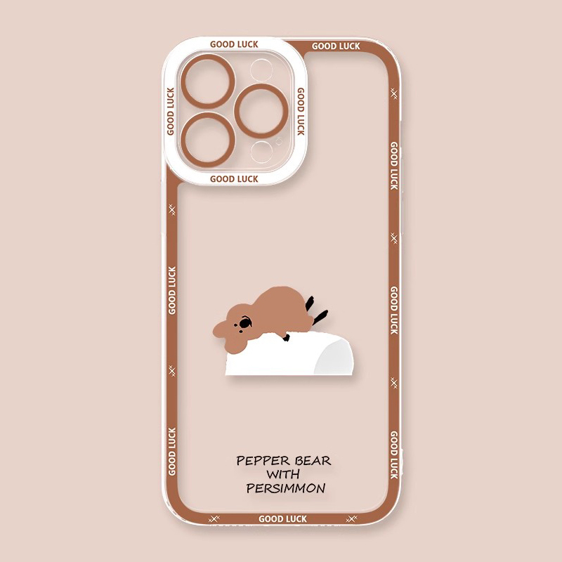 柿子椒熊天使眼透明防摔軟殼-ZUIHANG SHOP