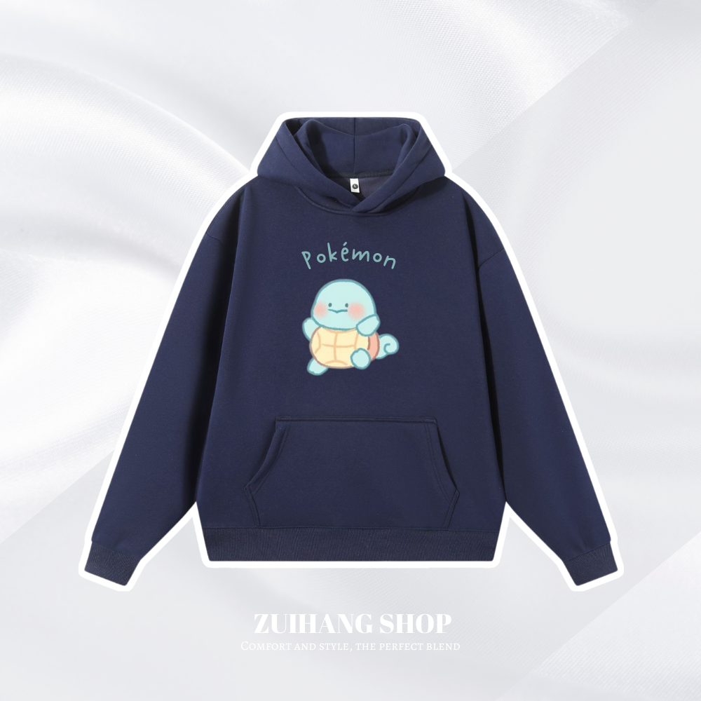 寶可夢Q版新款 親子情侶男女款連帽衛衣-ZUIHANG SHOP