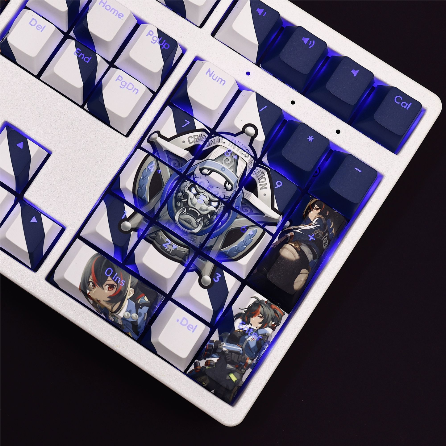 朱鳶透光RGB108鍵標準配列衛星軸鍵帽-ZUIHANG SHOP