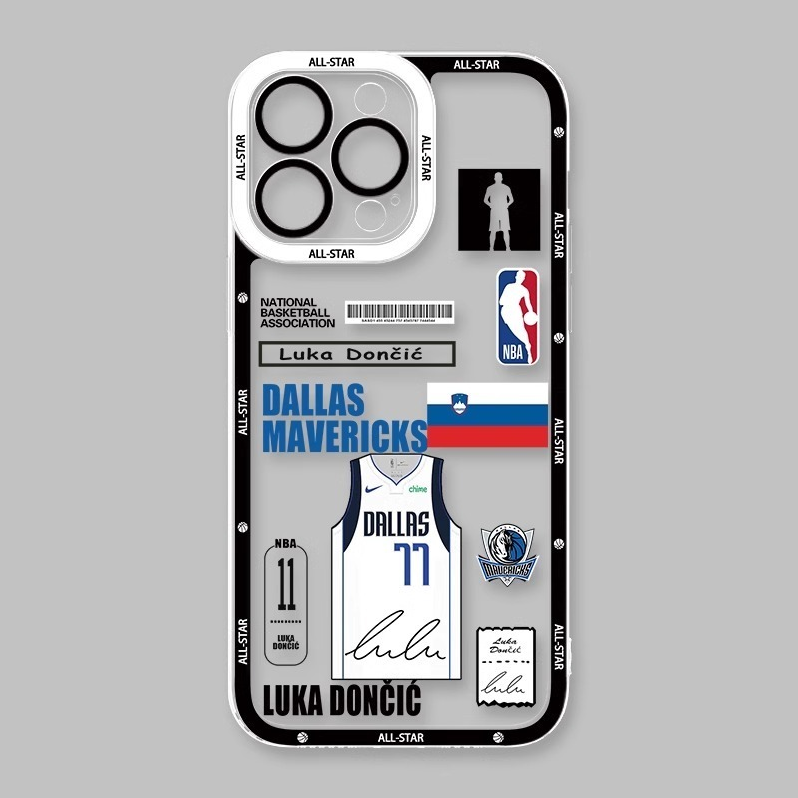 喬丹NBA籃球天使眼透明防摔軟殼