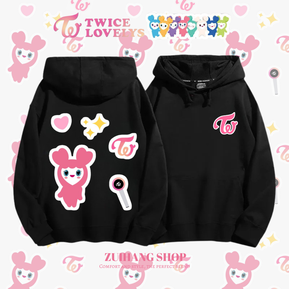 Twicelovely新款 親子情侶男女款連帽衛衣-ZUIHANG SHOP