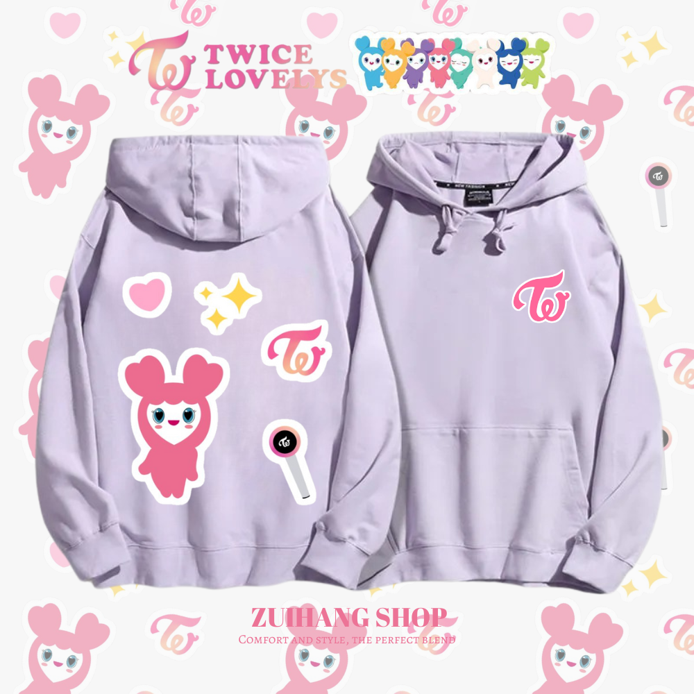 Twicelovely新款 親子情侶男女款連帽衛衣-ZUIHANG SHOP