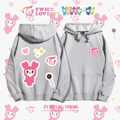 Twicelovely新款 親子情侶男女款連帽衛衣-ZUIHANG SHOP