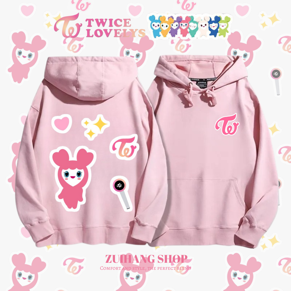 Twicelovely新款 親子情侶男女款連帽衛衣-ZUIHANG SHOP