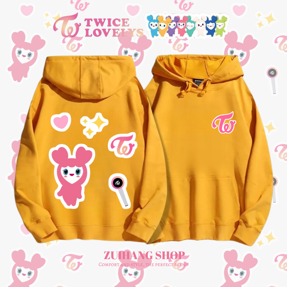 Twicelovely新款 親子情侶男女款連帽衛衣-ZUIHANG SHOP