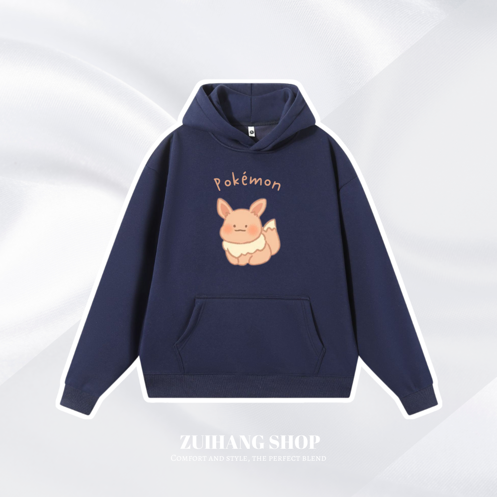 寶可夢Q版新款 親子情侶男女款連帽衛衣-ZUIHANG SHOP