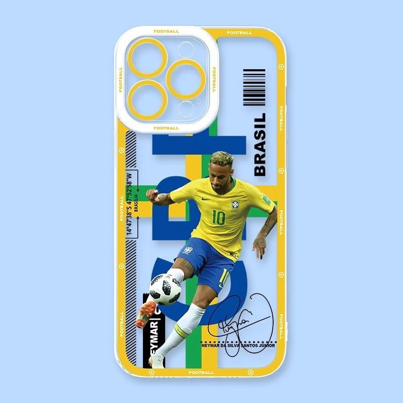 足球明星天使眼透明防摔軟殼-ZUIHANG SHOP