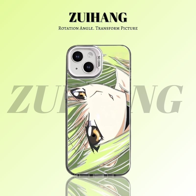 反叛的魯路修彩銀線條漸變防摔手機殼-ZUIHANG SHOP