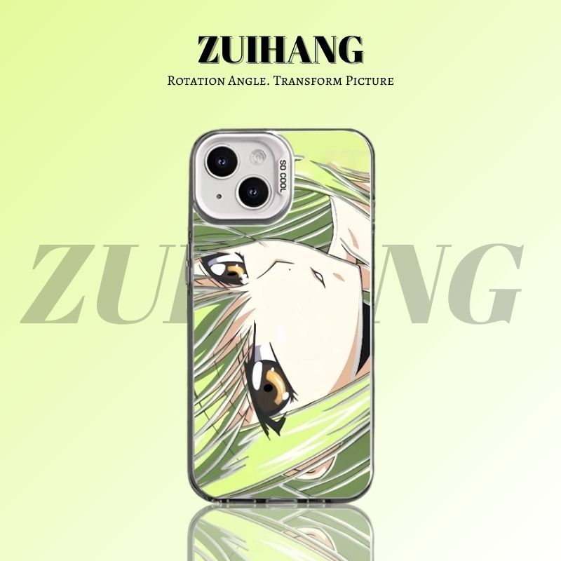 反叛的魯路修彩銀線條漸變防摔手機殼-ZUIHANG SHOP