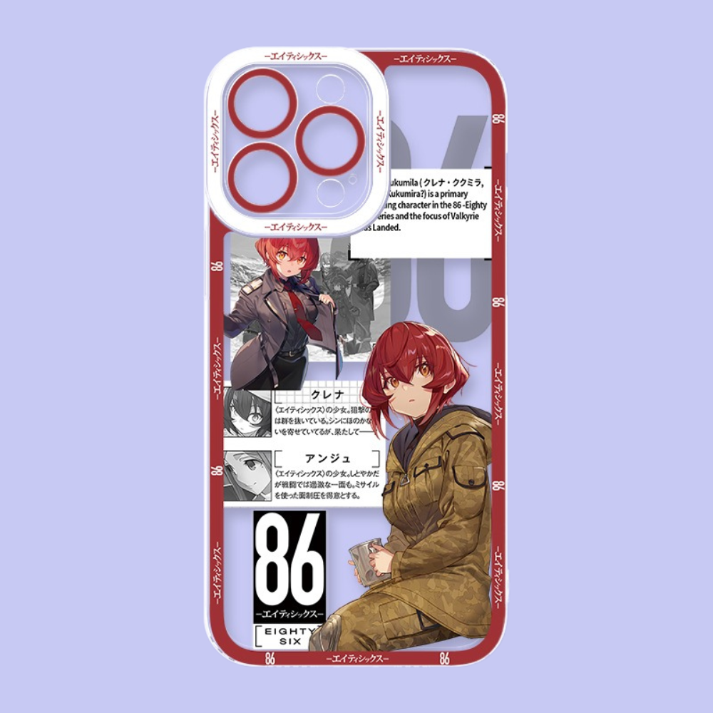 86不存在的戰區天使眼透明防摔軟殼-ZUIHANG SHOP