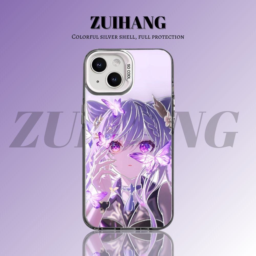 原神彩銀線條漸變防摔手機殼-ZUIHANG SHOP