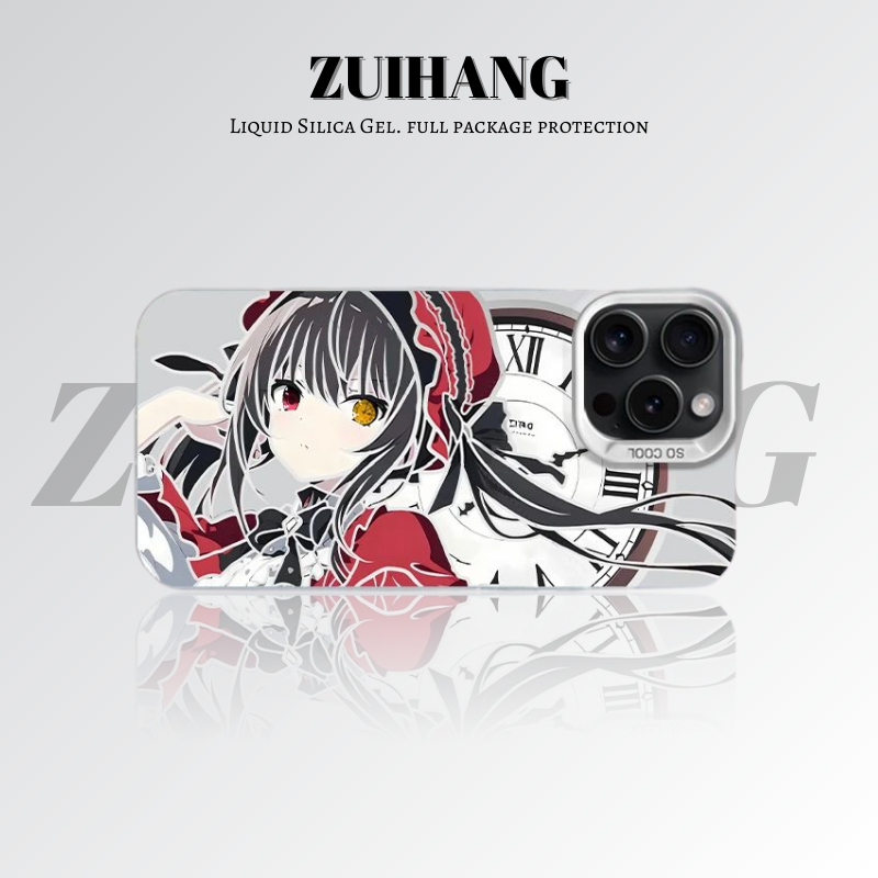 約會大作戰彩銀線條漸變防摔手機殼-ZUIHANG SHOP