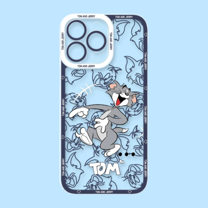 湯姆貓與傑利鼠天使眼透明防摔軟殼-ZUIHANG SHOP