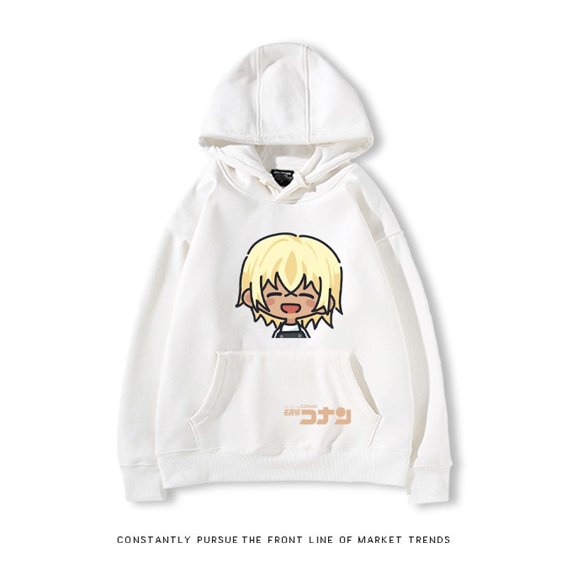 名偵探柯南 秋冬新款 親子情侶裝連帽衛衣